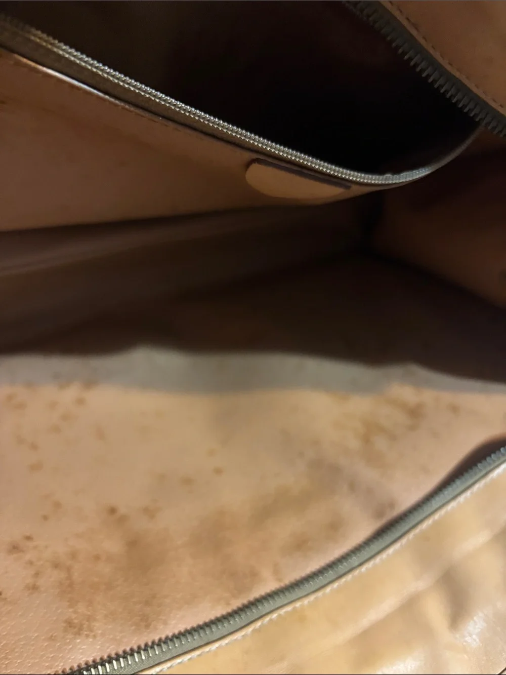 Celine vintage Brown Canvas Laptop Shoulder Bag with Tan Leather Trim